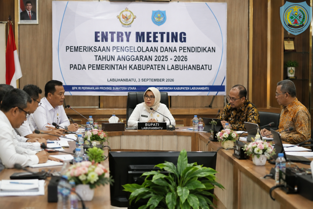 BPK RI Periksa Pengelolaan Dana Pendidikan Labuhanbatu, Pemkab Tegaskan Komitmen Transparansi