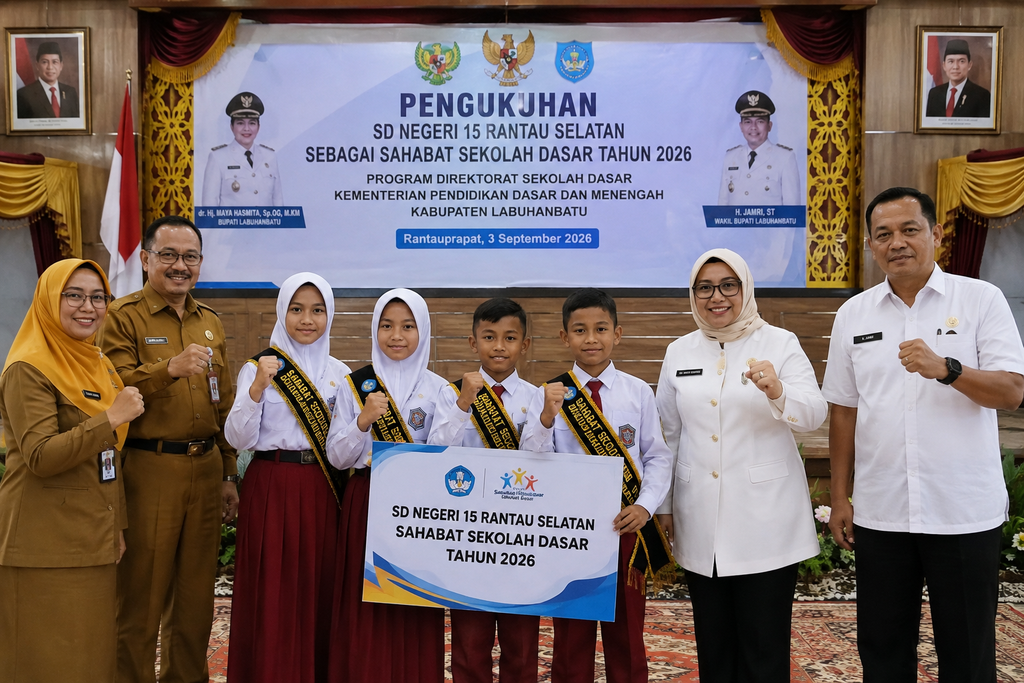 SDN 15 Rantau Selatan Jadi Wakil Labuhanbatu di Program Sahabat Sekolah Dasar 2026