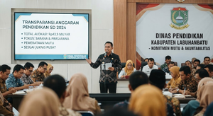 Kadisdik Labuhanbatu Tegaskan Alokasi Anggaran Pendidikan SD Rp43,9 Miliar Telah Sesuai dengan Regulasi Pusat