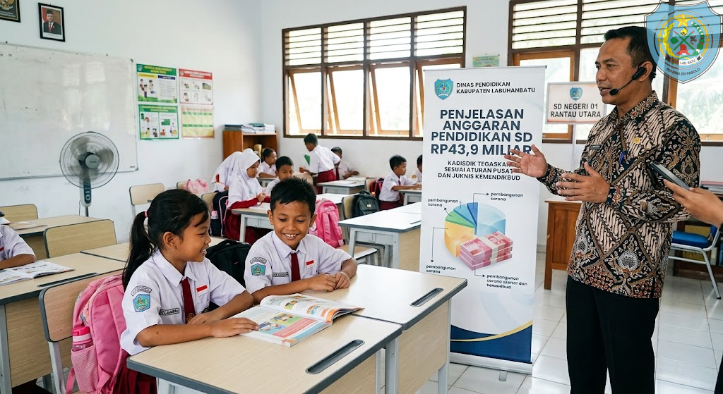 Anggaran Pendidikan SD Rp43,9 Miliar Disorot, Kadisdik Labuhanbatu Tegaskan Sesuai Aturan Pusat